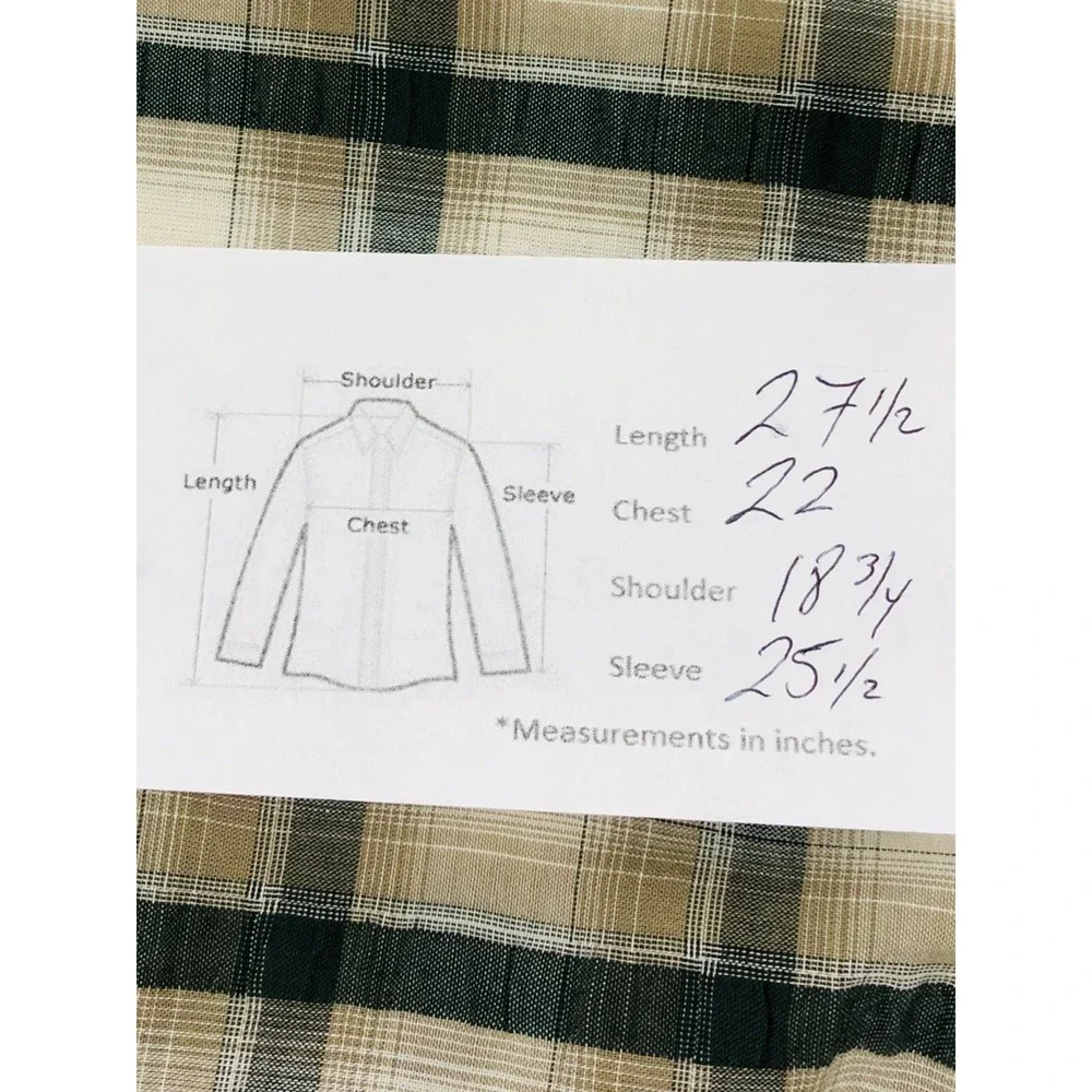 Mountain Hardwear Mens Medium Shirt Gilmore Wicking Seersucker Plaids EUC